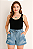 SHORT JEANS LISTRADO - Imagem 1