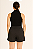 SHORT ALFAIATARIA  COM BOLSO FACA E DOIS BOTOES PRETO - Imagem 2