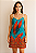 VESTIDO CURTO ALÇA CORDA POLIAMIDA ELASTANO ESTAMPADO INDIANO VERDE - Imagem 1