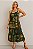 VESTIDO MIDI  ALÇINHA AJUSTAVEL AMARRAÇÃO NAS COSTAS VERDE MILITAR ESTAMPA FARM - Imagem 1