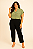 BLUSA COM BOTOES BOLSOS CAVADA VERDE PISTACHE - Imagem 1