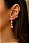 BRINCO EAR CUFF CINCO ESTRELINHAS COM MICRO ZIRCONIAS EM BANHO OURO - Imagem 1