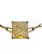 COLAR CHOCKER EM BANHO DE OURO COM PEDRA FUSION AMARELA - Imagem 2
