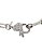 COLAR CHOCKER ELOS CARTIER E PINGENTE MAO DE FATIMA - Imagem 2