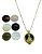 CONJUNTO COMBO COLAR OPCAO TROCA 07 PEDRAS NATURAIS - Imagem 1