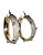 BRINCO ARGOLA ESMALTADA COM PEDRINHAS ZIRCONIAS COLORIDAS - Imagem 1
