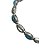 PULSEIRA COM PEDRA HOWLITA AZUL E ZIRCONIAS - Imagem 2