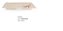 Prato Retangular Bamboo Bege 34 x 23 - Imagem 1