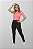 Calça Legging PELUCIADA Cós Alto Preta - Imagem 3