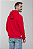 Blusão Moletom Manga Raglan Vermelho Para Sublimação - Imagem 2