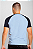 Camiseta Raglan argentina Azul claro com Manga Marinho 100% Poliéster (Edição Limitada) - Imagem 2