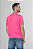 Camiseta Dry Comfort Com Elastano Rosa Neon - Imagem 2