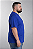 Camiseta Masculina Plus Size Azul Royal 100% Poliéster - Imagem 3