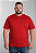 Camiseta Masculina Plus Size Vermelha 100% Poliéster - Imagem 1