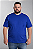 Camiseta Masculina Plus Size PV Malha Fria Azul Royal - Imagem 1