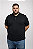 Camiseta Polo Masculina Plus Size Preta em Malha Piquet PA - Imagem 1
