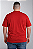 Camiseta Masculina Plus Size PV Malha Fria Vermelho - Imagem 3