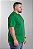 Camiseta Masculina Plus Size Verde Bandeira 100% Poliéster - Imagem 3