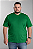 Camiseta Masculina Plus Size Verde Bandeira 100% Poliéster - Imagem 1
