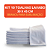 Kit 10 Toalhas Lavabo 30 x 45 cm Branca Para Sublimação - Imagem 1