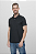 Camisa Polo Masculina Preta 100% Poliéster Piquet Sublimática - Imagem 1