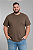 Camiseta Plus Size PV Malha Fria Marrom Mocca Mousse - Imagem 1