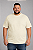 Camiseta Plus Size PV Malha Fria Bege - Imagem 1