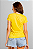 Baby Look Amarela 100% Poliéster - Imagem 2