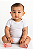 Body infantil Bebê Branco 94% Poliéster 6% elastano - Imagem 1