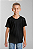 Camiseta Infantil Preta 100% poliéster - Imagem 1