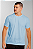 Camiseta Azul Claro 100 % Poliéster - Imagem 1