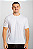 Camiseta Masculina 100% Poliéster Branca Anti pilling - Imagem 1