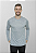Blusa Manga Longa Cinza mescla 100% poliéster - Imagem 1