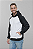 Blusão Moletom Manga Raglan Preto Para Sublimação - Imagem 1