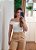 Blusa ombro a ombro off white Aline - Imagem 4