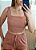 Conjunto top e calça Barbara rose queimado - Imagem 9