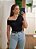 Body assimétrico Alana preto - Imagem 5