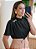 Blusa preta botões Carla - Imagem 7