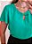 Blusa verde decote gota torcido - Imagem 9