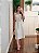 Vestido cru linho com cinto - Imagem 1