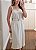 Vestido cru linho com cinto - Imagem 12