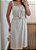 Vestido cru linho com cinto - Imagem 4