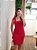 Vestido vermelho tricô tubinho - Imagem 8