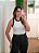 Regata canelada bicolor off white - Imagem 2