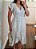 Vestido transpassado poá off white - Imagem 8