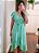 Vestido transpassado poá menta - Imagem 5