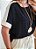 Blusa detalhe linho preta - Imagem 8