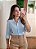 Camisa viscose listrada azul - Imagem 9