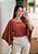 Blusa manga ampla marrom - Imagem 3