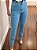 Calça reta jeans lavagem média - Imagem 3